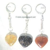 Crystal Heart Keychain