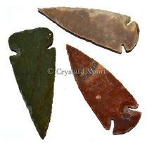 Fancy Jasper Big Size Agate Arrowheads