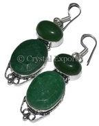 Green Jade Earring