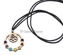 Seven Chakra Om Pendant