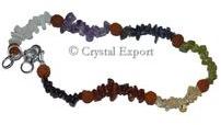 Seven Chakra Stone With Rudraksha Chips -