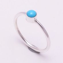 sterling silver turquoise quartz ring