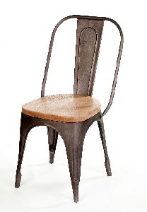 Industrial metal Iron dining chair