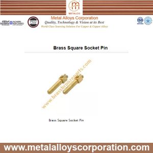 Brass Square Socket Pin