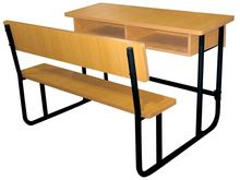 3 Person Student Desk and 3 Person Chair