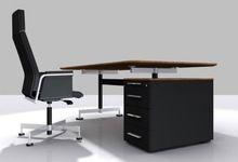 clerk staff desk office computer table