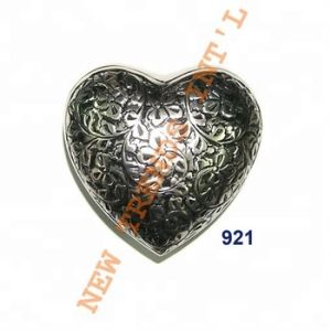 Brass Heart cremation urn