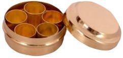 Brass Miniature Masala Box