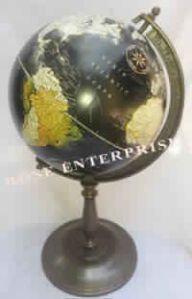 Black Antique Brass Globe