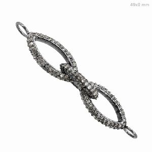 Pave Diamond Connector JEWELRY