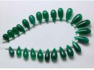 Natural Green Onyx Smooth Bead