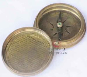 Antique Boot Polish Compass