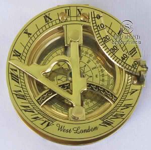 Brass Sundial Compass