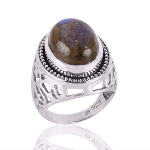 Filigree Designer 925 Silver Mens Ring