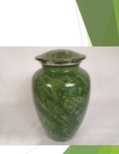 LAWN GREEN MEMORIAL KEEPSAKE URN