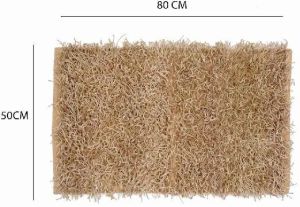 Beige Shaggy Rug