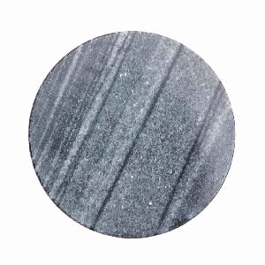 Black Round Marble Coaster Size