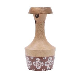 Designer Wooden Flower Vase