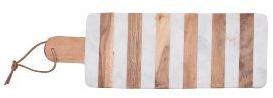 Striped Marble Wood Chopping Board