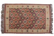 Wool Jute Kilim Rug