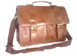 Leather laptop cum Business Bag