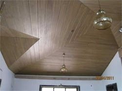 Wood Plank Ceiling Work