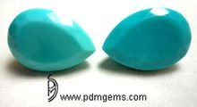 Turquoise Faceted Gemstone