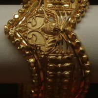 gold plated bangles