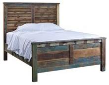 RECLAIMED WOOD ANTIQUE BED