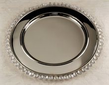 Round Stainless Steel Charger Plate