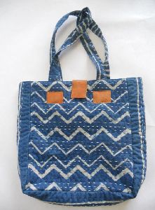 Decorative cotton hand bag