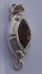 Clasp With Garnet