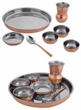 Copper Traditional Kitchen Thali