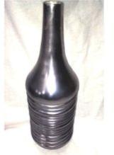 Metal bottle vase