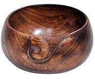 Wooden Yarn Bowl Holder