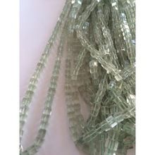 Green amethyst smooth box loose beads