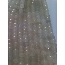 white moon stone faceted beads