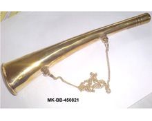 Brass Signal Horn With Chain