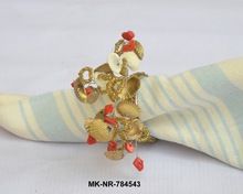 Colorful Beads Christmas Napkin Ring