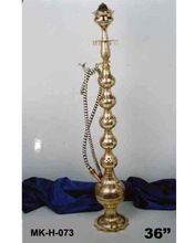 Indian Brass Traditional Pedestal Hookah