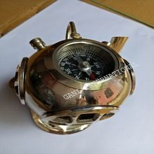 Helmet Compass with Pen