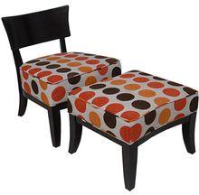 Metro Chair and Ottoman Set