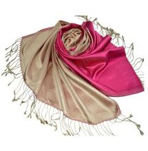 Pink silk shawl