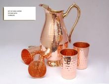 COPPER WATER DRINKING PITCHER