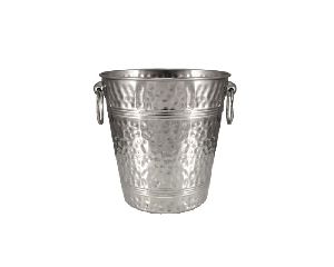 Stainless Steel Hammered Ice Bucket For Wine