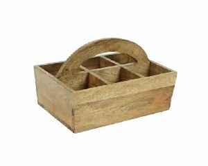 Wooden Cutlery Stand/Caddy For Kitchen