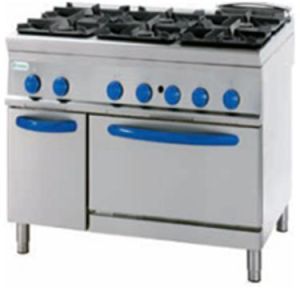 Gas Cooker 6 Burner Tecnoinox