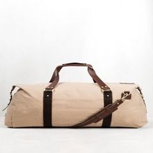 DUFFLE BAG WITH VT LEATHER TRIM