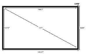 Fixed Frame Projection Screen