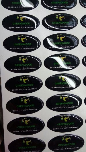 Dome sticker